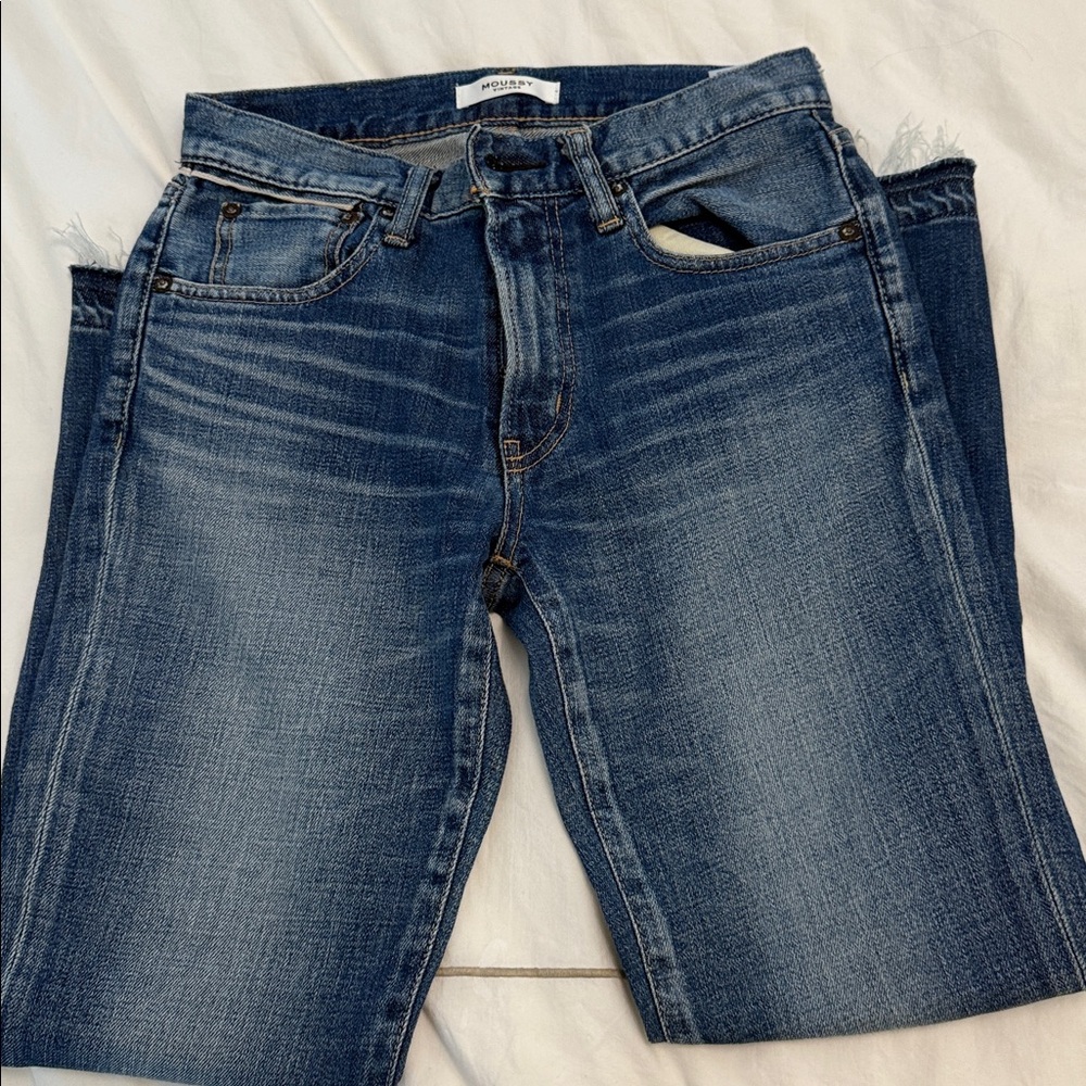 Moussy Blue Skinny Jeans